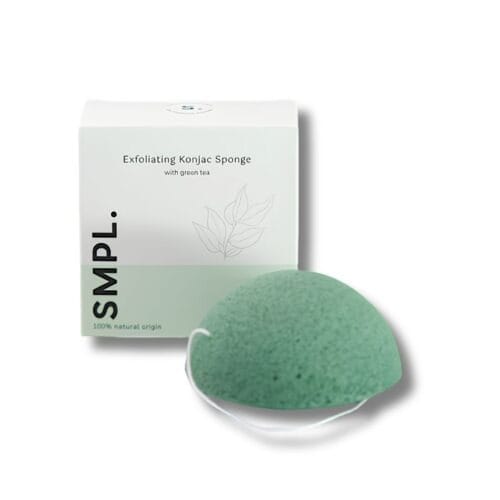 smpl konjac spons verrijkt met groene thee