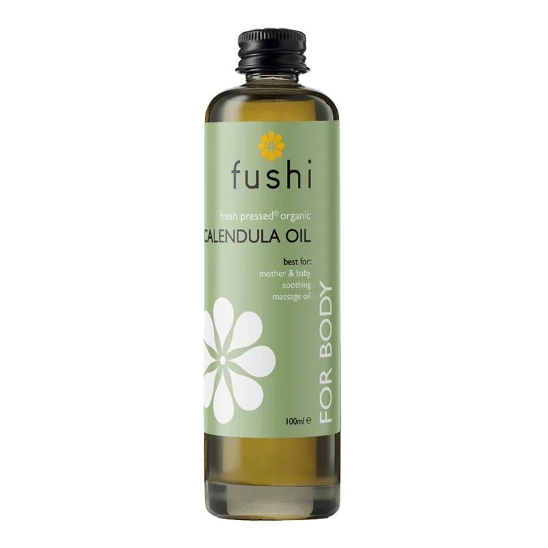 Fushi biologische calendula olie voor gevoelige huid en babyhuid 100% natuurlijk