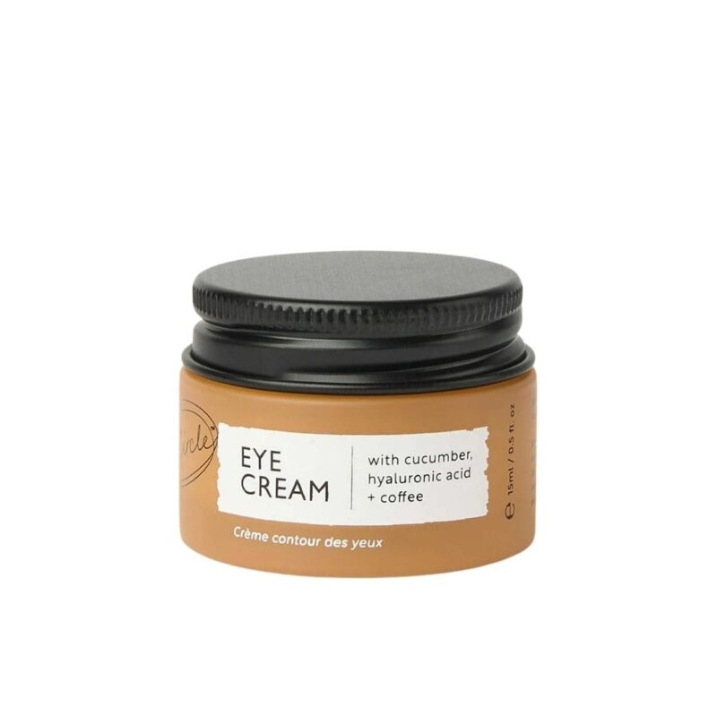UpCircle Eye Cream: een duurzame en parfumvrije oogcreme in een glazen potje voor de verzorging van wallen en donkere kringen