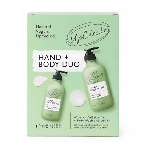 UpCircle Hand & Body Duo natuurlijke huidverzorging set, ideaal als duurzaam cadeau