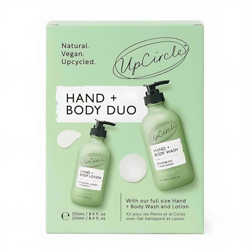 UpCircle Hand & Body Duo natuurlijke huidverzorging set, ideaal als duurzaam cadeau