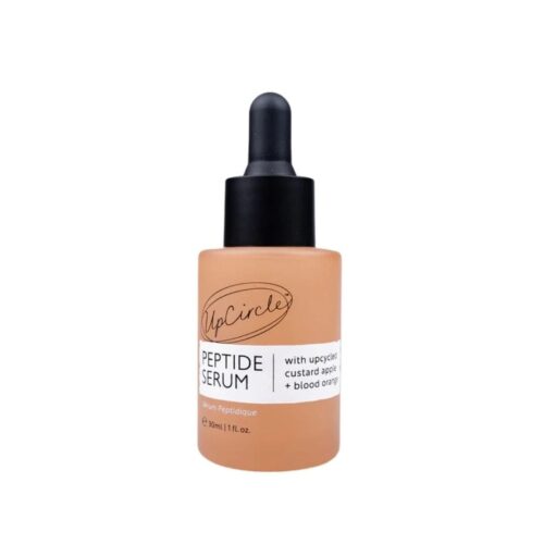 Vegan gezichtsserum met peptides, natuurlijk en parfumvrij van het merk UpCircle beauty