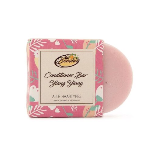 Natuurlijke conditioner bar Beesha Ylang Ylang plasticvrij en vegan