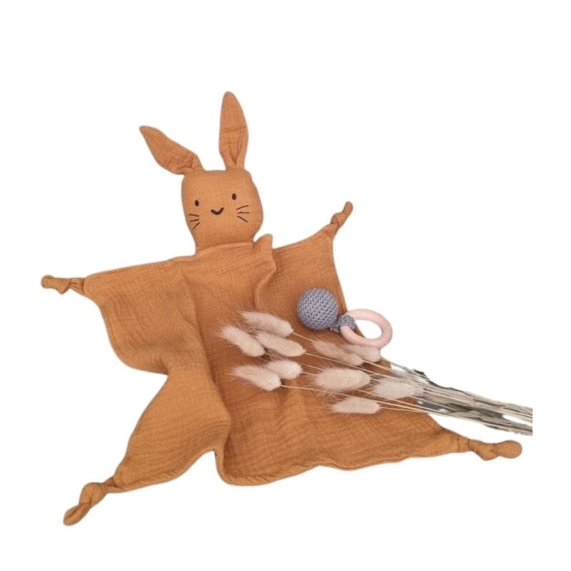 Hydrofiele Knuffel Konijn Okergeel