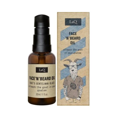 LaQ Hoppy Goat natuurlijke baardverzorging met hennep- en amandelolie voor zachte baard