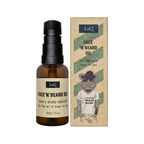 LaQ Wild Boar natuurlijke baardverzorging met amandelolie en hennepzaadolie voor zachte baard