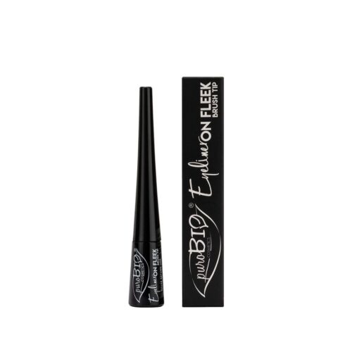 Natuurlijke vegan eyeliner, PuroBIO On Fleek Zwart