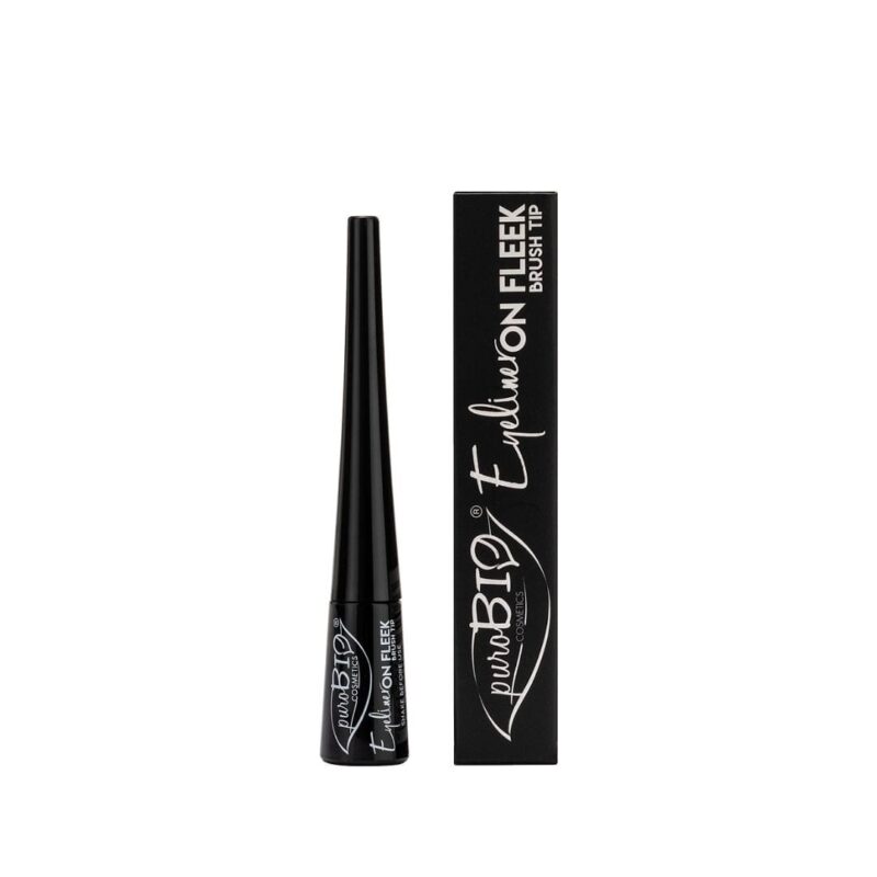 Natuurlijke vegan eyeliner, PuroBIO On Fleek Zwart