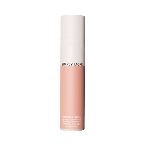 Simply More Rich Face Cream, een voedende parfumvrije gezichtscreme voor de droge en gevoelige huid