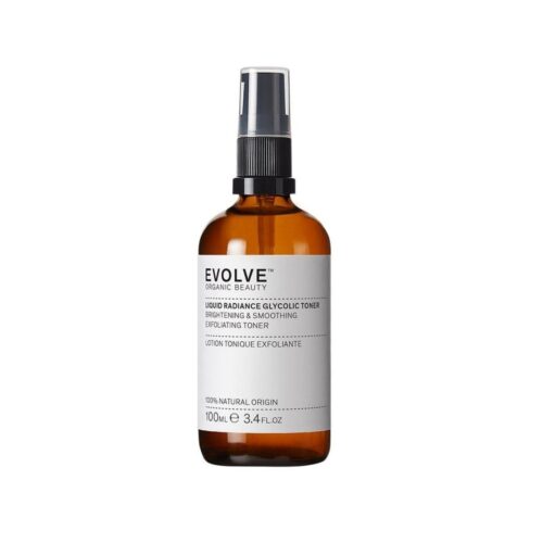 Evolve Radiance Glycolic Toner 100ml natuurlijke exfoliant bij VegCosmetics