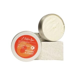 Nature Bar Body Butter met mandarijn en upcycled abrikozenpitolie, natuurlijke vegan body butter