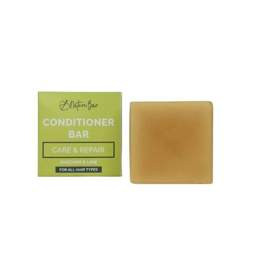Nature Bar Conditioner Bar Avocado natuurlijke en siliconenvrije conditioner met limoen en citroengras van 50 gram