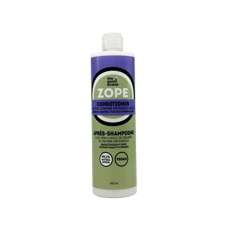 The Good Brand Zope Conditioner Aloë Vera 400 ml fles voor gewichtsloze hydratatie.