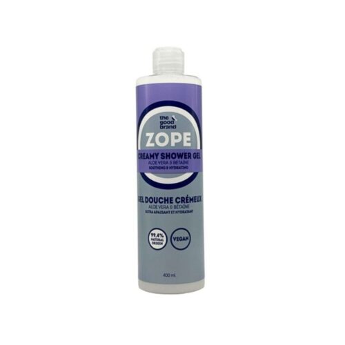 Zope Douchecrème Aloë Vera milde natuurlijke douchegel in duurzame fles 400ml
